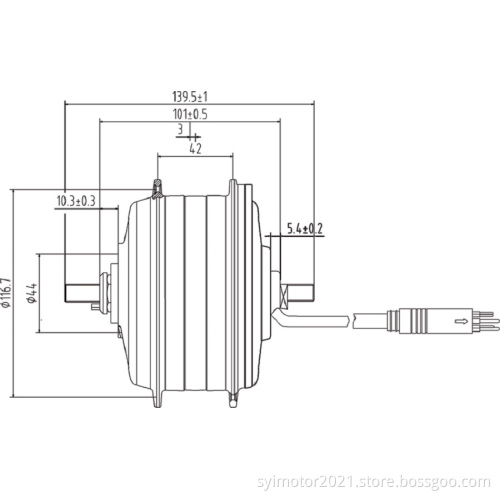 DGW23ND-Front Drive Motor